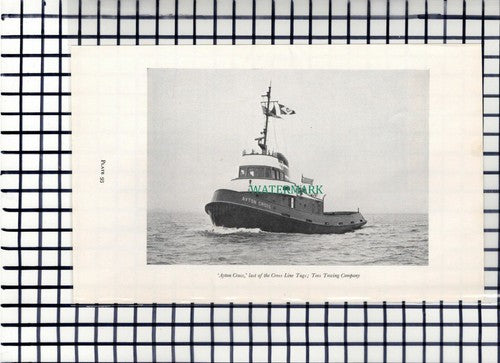 C6553) Longlands Road Middlesbrough Ayton Cross Line Tugs -  1960s Book Print