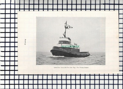 C6553) Longlands Road Middlesbrough Ayton Cross Line Tugs -  1960s Book Print
