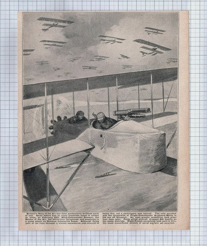 (5608) Wing Commander Samson Navy of the Air Grahame-White - WW1 Cutting