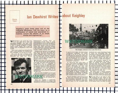(7545) Keighley Yorkshire  - 1976 Small Article