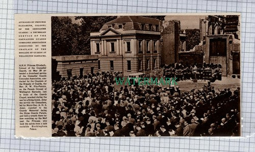 (C589) Grenadier Guards Wellington Barracks Rev Fitzpatrick Maj AHS Adair 1949
