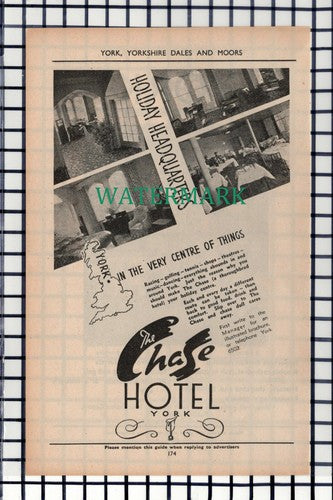 C6952) The Chase Hotel York - 1952 Cutting