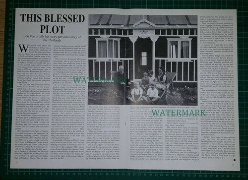 (6906) Len Ferris The Plotlands Essex Ferris Lodge Doddinghurst  - 1994 Article