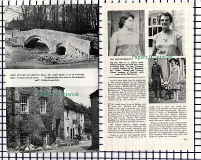 (6984) Linton In Craven Gornall Fountaine Inn Raistrick -  1969 Small Article