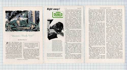 (5721) Operation Brotherhood Vietnam Gloria Emerson Ngo Van Thai Vintage Article