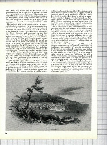 (6491) William Proctor Teignmouth Regent Place Margaret Spearman - 1970 Article