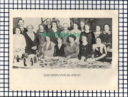 Yeadon Chapel Hill Methodists / Guiseley Church Albert Parkinson - 1936 Cutting
