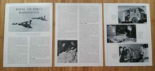 Royal Air Force Waddington    1977 Magazine Article / Print
