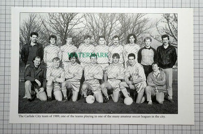 (C110) Carlisle Racecourse Tote Building / Carlisle City Football Team - Cutting
