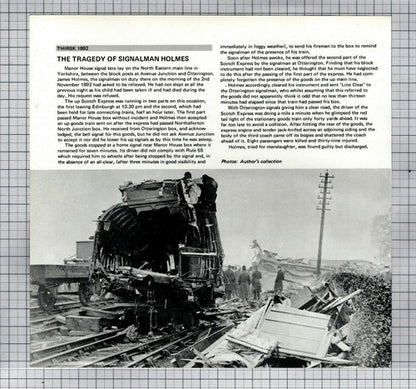 (6025) Norton Fitzwarren Train Crash 1890 / Thirk Manor House Holmes - Cutting