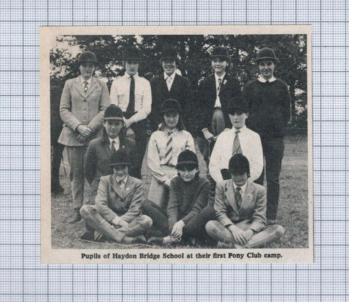 (5350) Pupils of Haydon Bridge School Pony Club  - 1969 Clip
