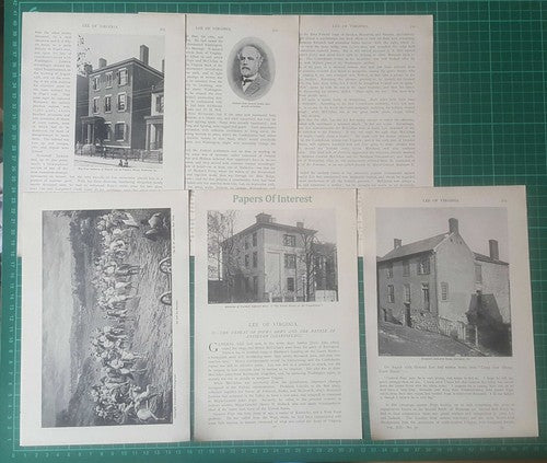 (5971) General Lee Of Virginia George McClellan  - PART TWO  -  1897 Article