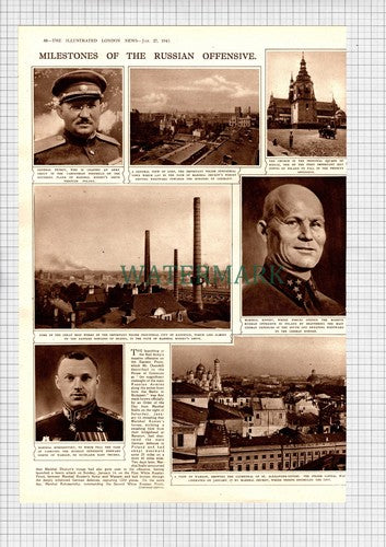 The Russian Offensive World War 2 WW2 Russia - 1945 Article