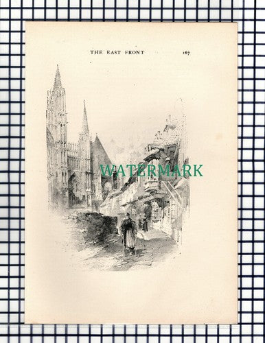 York Minster - c.1902 Book Print