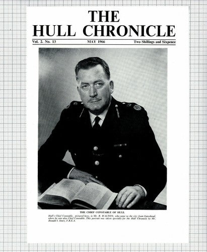 Mr R Walton Chief Constable Hull Police  Gateshead  -  1966 Clipping