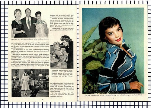 Natalie Wood Actress  - 1957 Article