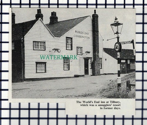C7353) The World's End Inn Tilbury Essex  - 1967 Cutting