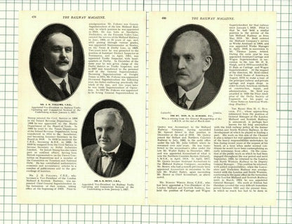 sir Josiah Stamp LMSR London Midland Scottish Railway  Quirey  - 1926 Article