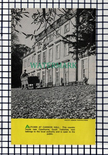 C4959) Cannon Hall Cawthorne South Yorkshire   - 1974 Cutting