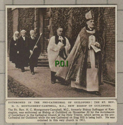 (C641) Rt Rev H C Montgomery-Campbell New Bishop of Guildford - 1949