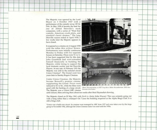 Majestic Cinema Condercum Road Benwell Newcastle Grantham -  c.1990 Clip / Print