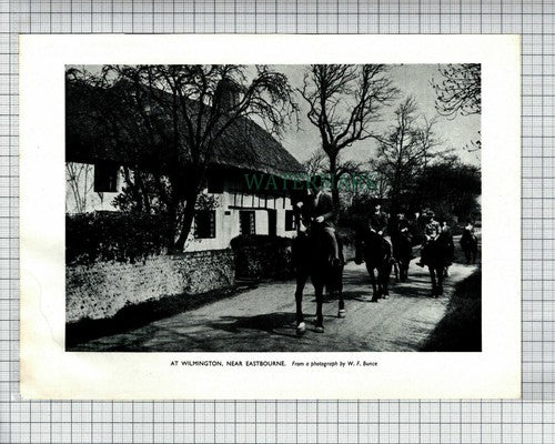 (6626) Wilmington Near Eastbourne Sussex   - 1954 Cutting