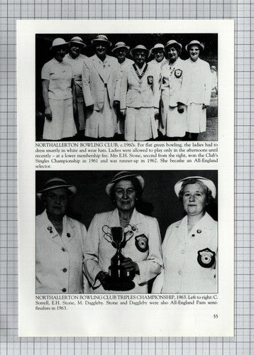 NORTHALLERTON  Ladies Bowling Club  Duggleby Sorrell - Book  Print