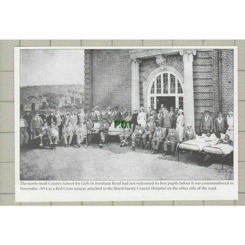 (C87) County School For Girls Farnham Road Guildford World War 1 -    Cutting