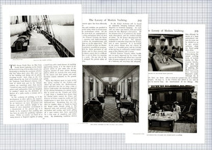 Yachting Yacht Joyeuse Calanthe Victoria Albert Erin  - c.1905 Article
