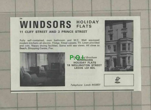 C2010) Bridlington Holiday Flats Marsden Hoyles / Windsors Flats - 1973 Clip