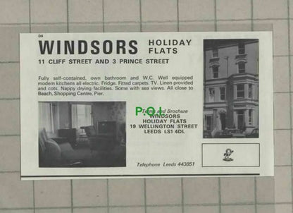 C2010) Bridlington Holiday Flats Marsden Hoyles / Windsors Flats - 1973 Clip