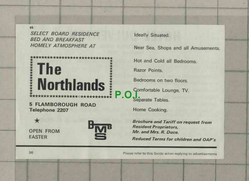 C2019) Bridlington Northlands Hotel Duce / Hotel Dulverton Dearing - 1973 Clip