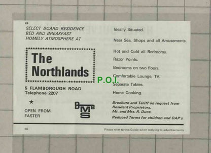 C2019) Bridlington Northlands Hotel Duce / Hotel Dulverton Dearing - 1973 Clip