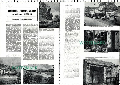 (8000) Grassington Yorkshire  Tennant Arms Curio Shop  Fair  - 1965 Article