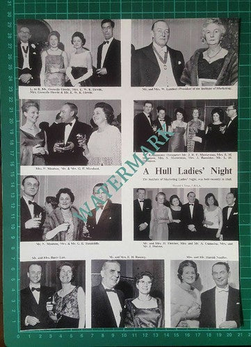 (27) Institute Marketing Ladies Hull Hewitt Needler Masterman Moulson - 1966