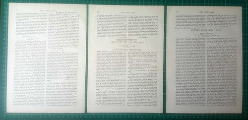 Mr Coulson Kernahan Author  Novelist - 1896 Article / Print
