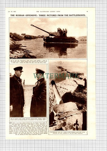 The Russian Offensive World War 2 WW2 Russia - 1945 Article