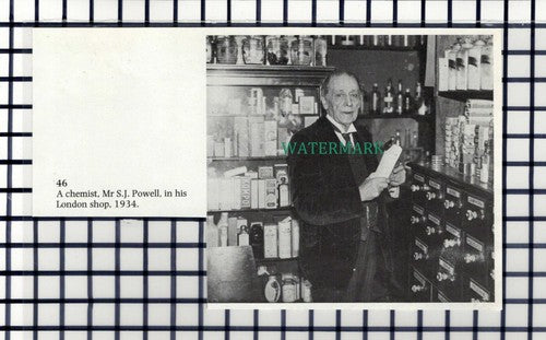 C6940) Mr S J Powell Chemist Shop London  -  Cutting