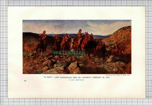 (5584) LORD DUNDONALD Ladysmith - c.1910 Print