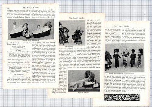 The Dolls Hospital Doctor Marsh London - c.1905 Article