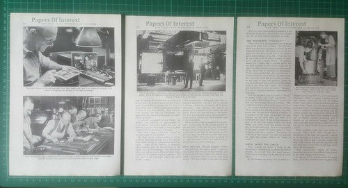 Newspaper Production  - 1968 Article