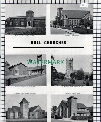 (7915) Hull Churches Hessle Kirkella -  1965 Cutting