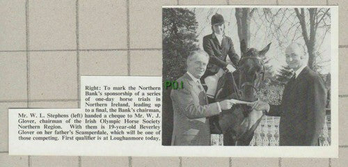 C200) Northern Bank WL Stephens Beverley Glover Scamperdale Irish Horse 1972