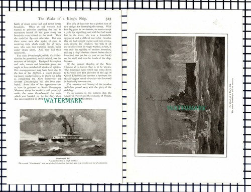 Dreadnought Ship  - c.1909 Article