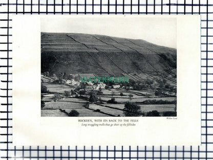 Pen Y Ghent / Buckden Yorkshire - c.1948 Cutting