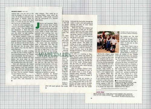 (8542) Mark & Caroline Cook Geoffrey Cheney Helen Shorten  - 1997 Article