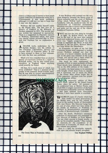 C6548) John Richard Walbran Wine Ripon North Yorkshire  - 1973 Small Article