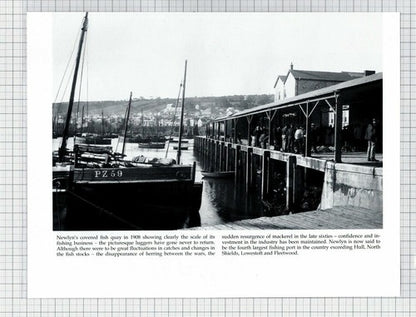 Newlyn Cornwall Fish Market And Quays  - Double Sided Cutting / Print
