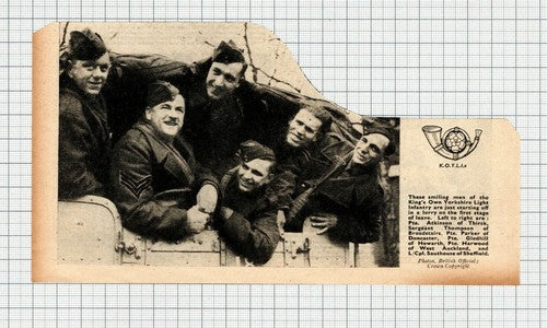 King's Own Yorkshire Light Infantry Atkinson Gledhill Sauthouse  - 1940 Clipping