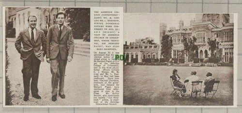 (C619) Ashridge College M Ling L Kennedy Sir Bernard Paget  - 1949 Clip